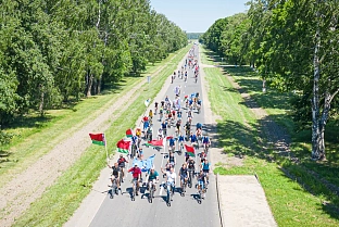 Мы помним. На Гомельщине состоялся молодежный патриотический велопробег